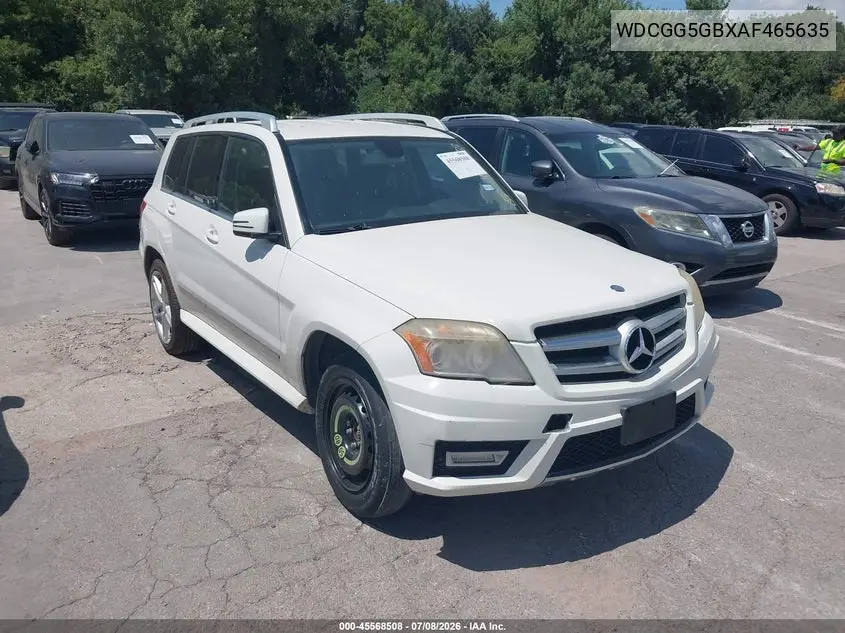 2010 Mercedes-Benz Glk 350 VIN: WDCGG5GBXAF465635 Lot: 45568508