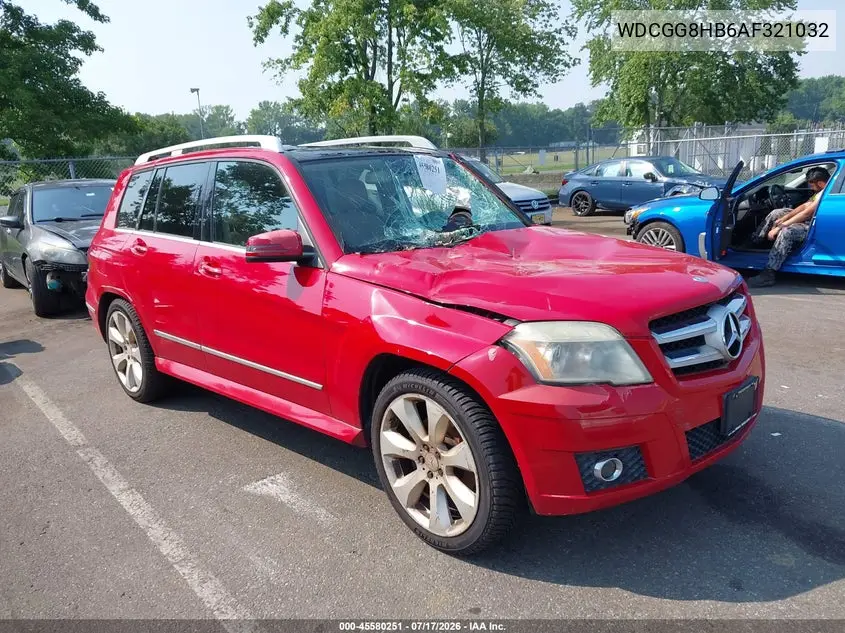 2010 Mercedes-Benz Glk 350 4Matic VIN: WDCGG8HB6AF321032 Lot: 45580251
