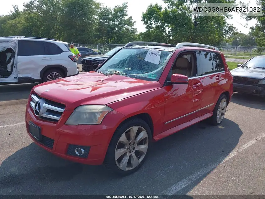 2010 Mercedes-Benz Glk 350 4Matic VIN: WDCGG8HB6AF321032 Lot: 45580251