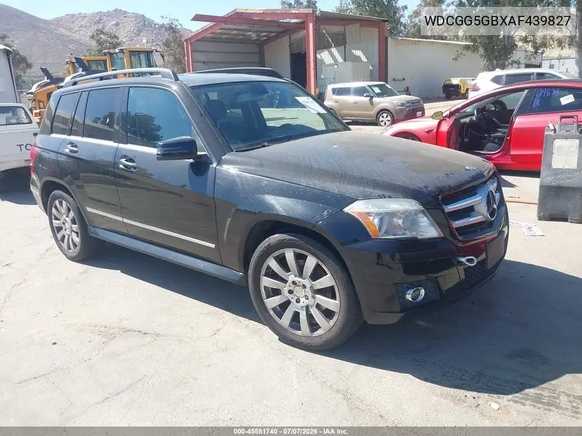 2010 Mercedes-Benz Glk 350 VIN: WDCGG5GBXAF439827 Lot: 45581740