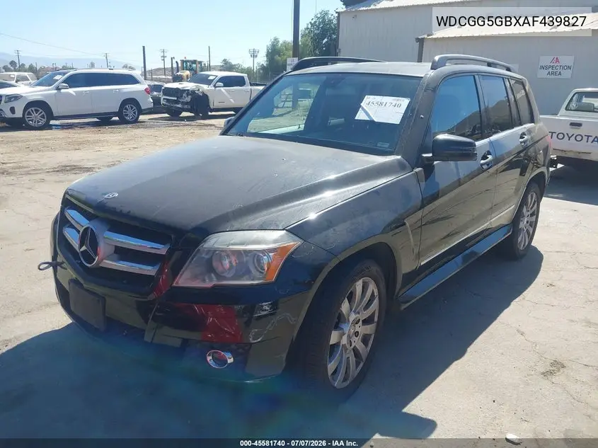 2010 Mercedes-Benz Glk 350 VIN: WDCGG5GBXAF439827 Lot: 45581740