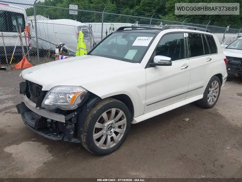 2010 Mercedes-Benz Glk 350 4Matic VIN: WDCGG8HB8AF373889 Lot: 45612453