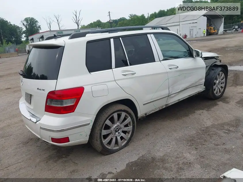 2010 Mercedes-Benz Glk 350 4Matic VIN: WDCGG8HB8AF373889 Lot: 45612453