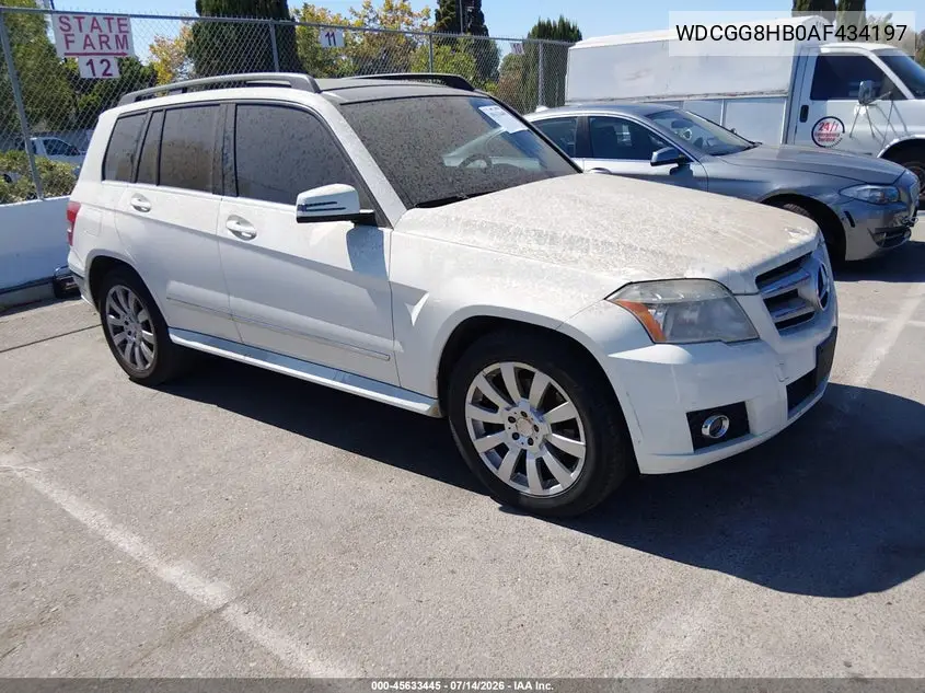 2010 Mercedes-Benz Glk 350 4Matic VIN: WDCGG8HB0AF434197 Lot: 45633445
