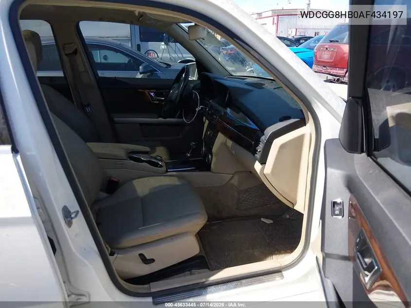 2010 Mercedes-Benz Glk 350 4Matic VIN: WDCGG8HB0AF434197 Lot: 45633445
