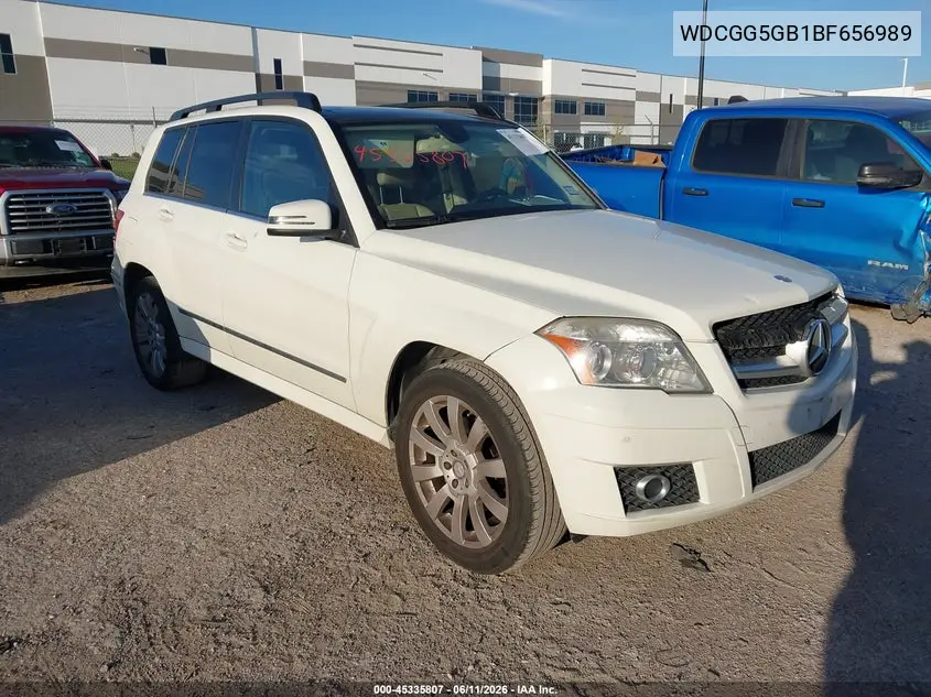 2011 Mercedes-Benz Glk 350 VIN: WDCGG5GB1BF656989 Lot: 45335807