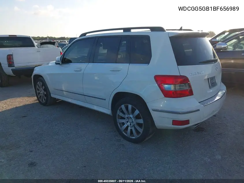 2011 Mercedes-Benz Glk 350 VIN: WDCGG5GB1BF656989 Lot: 45335807