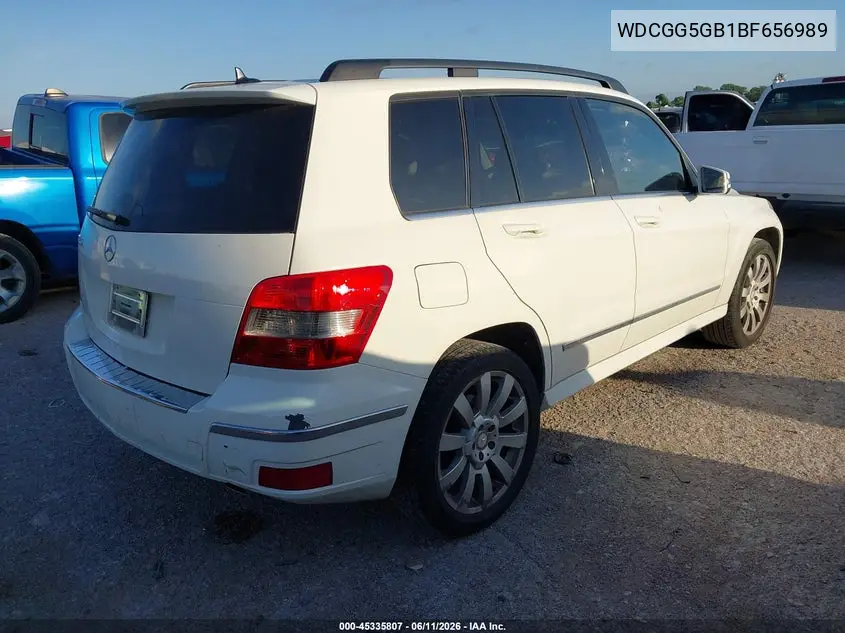 2011 Mercedes-Benz Glk 350 VIN: WDCGG5GB1BF656989 Lot: 45335807