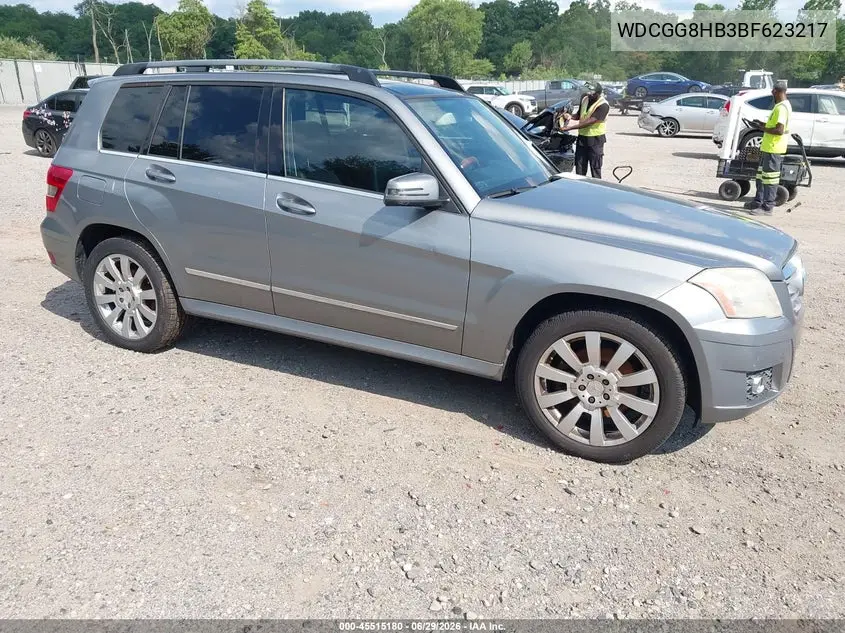 2011 Mercedes-Benz Glk 350 4Matic VIN: WDCGG8HB3BF623217 Lot: 45515180