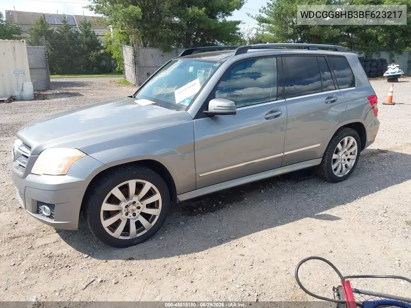 2011 Mercedes-Benz Glk 350 4Matic VIN: WDCGG8HB3BF623217 Lot: 45515180
