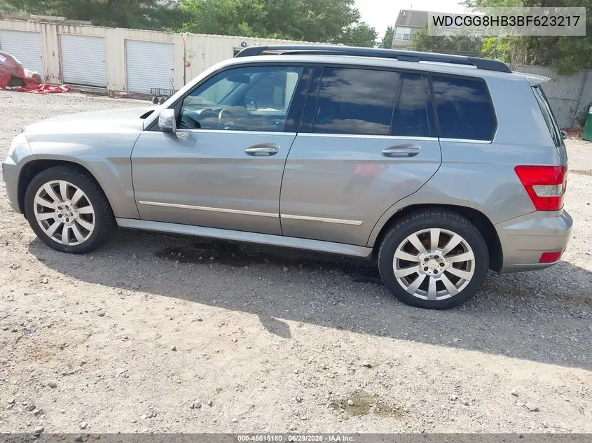 2011 Mercedes-Benz Glk 350 4Matic VIN: WDCGG8HB3BF623217 Lot: 45515180