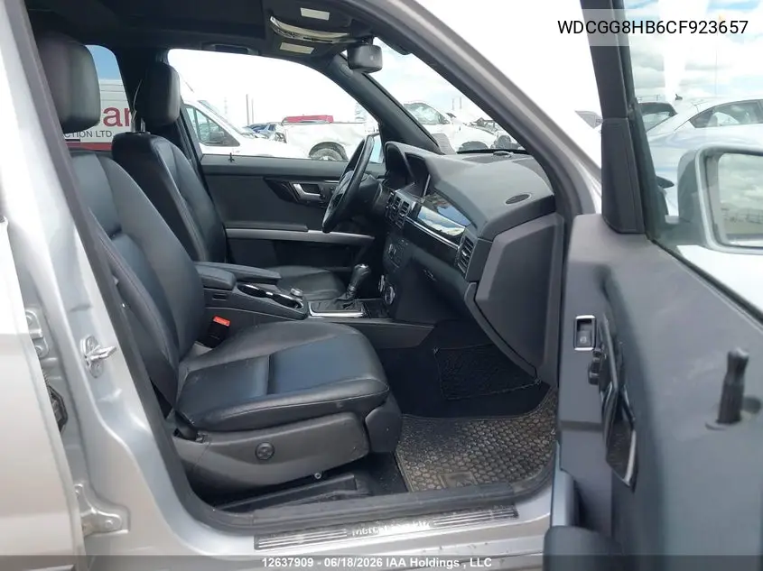2012 Mercedes-Benz Glk 350 4Matic VIN: WDCGG8HB6CF923657 Lot: 12637909