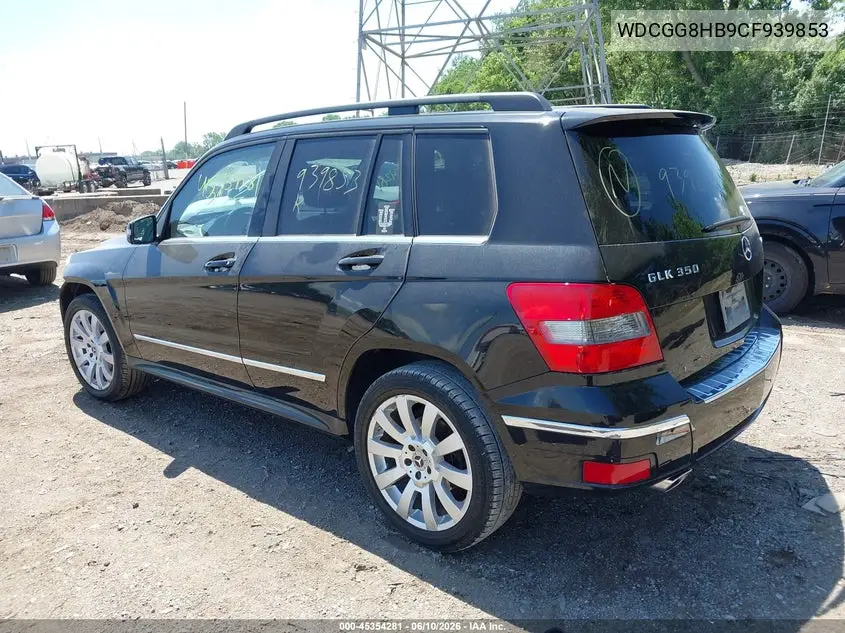 2012 Mercedes-Benz Glk 350 4Matic VIN: WDCGG8HB9CF939853 Lot: 45354281
