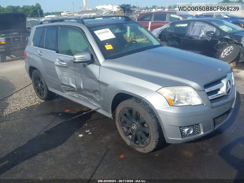 2012 Mercedes-Benz Glk 350 VIN: WDCGG5GB8CF868239 Lot: 45359301