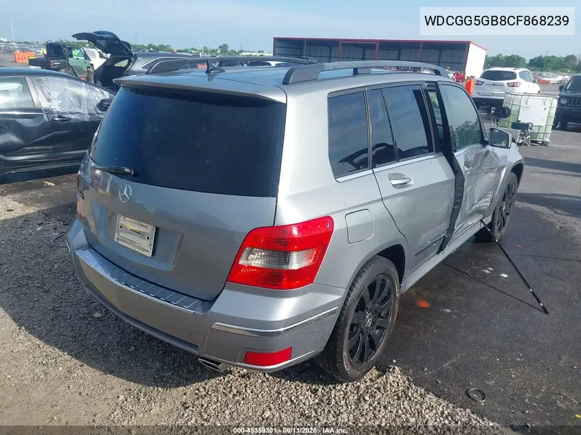 2012 Mercedes-Benz Glk 350 VIN: WDCGG5GB8CF868239 Lot: 45359301