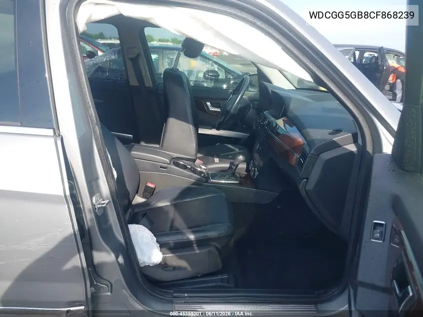 2012 Mercedes-Benz Glk 350 VIN: WDCGG5GB8CF868239 Lot: 45359301
