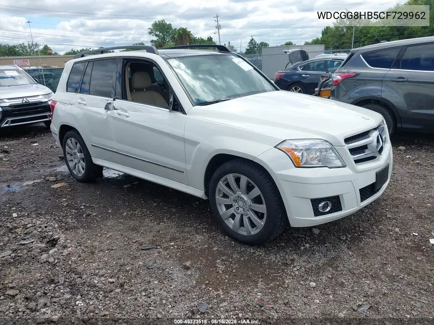 2012 Mercedes-Benz Glk 350 4Matic VIN: WDCGG8HB5CF729962 Lot: 45373518