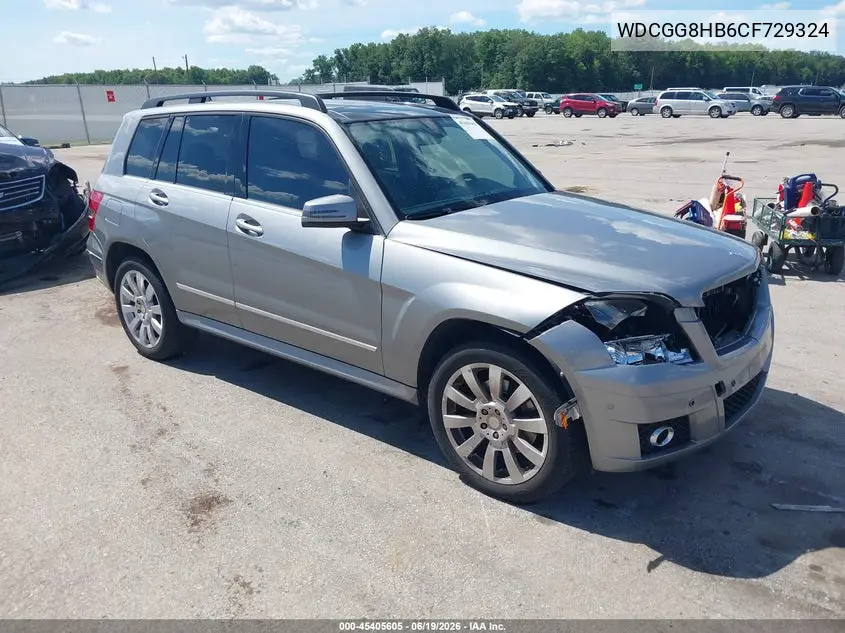 2012 Mercedes-Benz Glk 350 4Matic VIN: WDCGG8HB6CF729324 Lot: 45405605