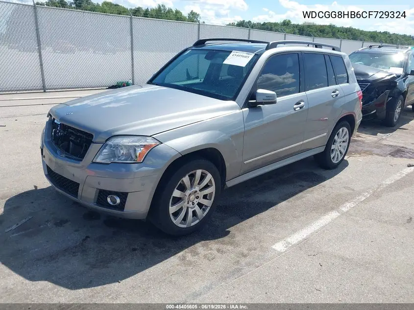 2012 Mercedes-Benz Glk 350 4Matic VIN: WDCGG8HB6CF729324 Lot: 45405605
