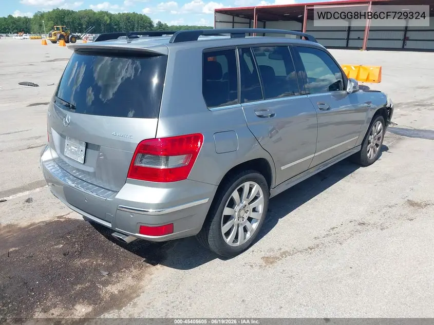 2012 Mercedes-Benz Glk 350 4Matic VIN: WDCGG8HB6CF729324 Lot: 45405605
