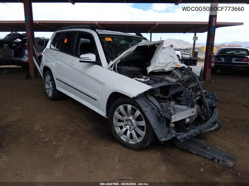 2012 Mercedes-Benz Glk 350 VIN: WDCGG5GB0CF773660 Lot: 45467906