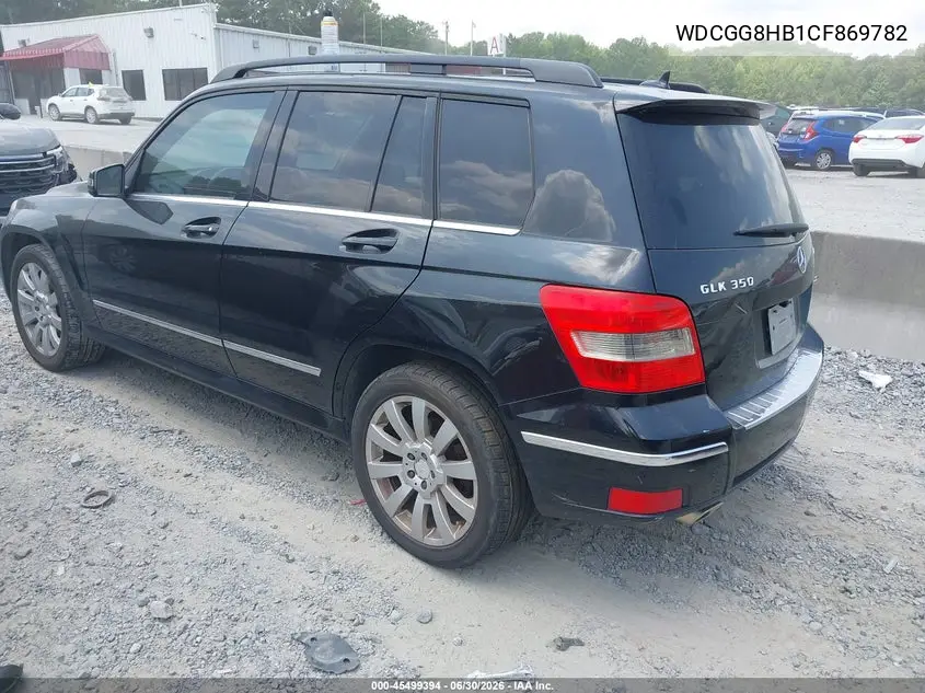 2012 Mercedes-Benz Glk 350 4Matic VIN: WDCGG8HB1CF869782 Lot: 45499394