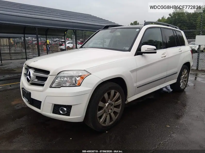 2012 Mercedes-Benz Glk 350 4Matic VIN: WDCGG8HB6CF772836 Lot: 45538719