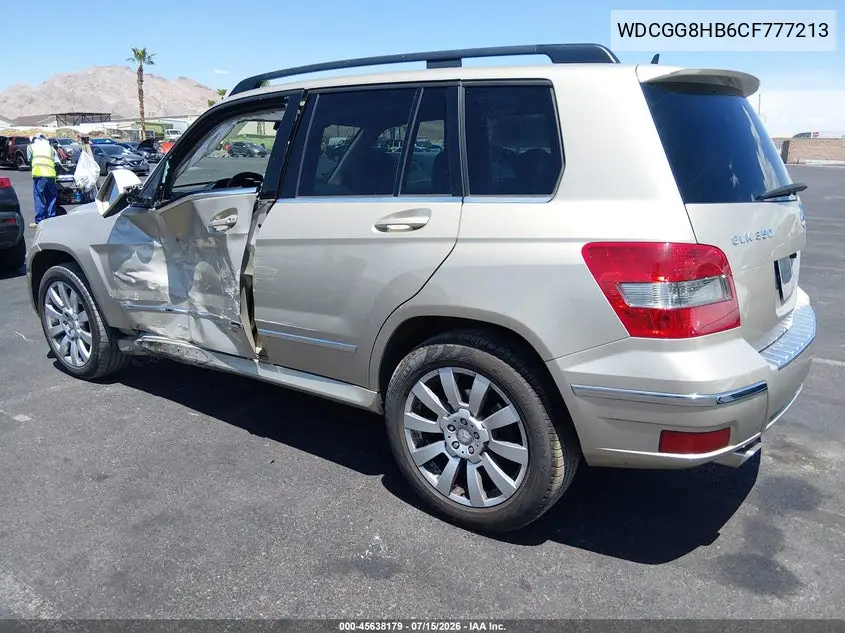 2012 Mercedes-Benz Glk 350 4Matic VIN: WDCGG8HB6CF777213 Lot: 45638179