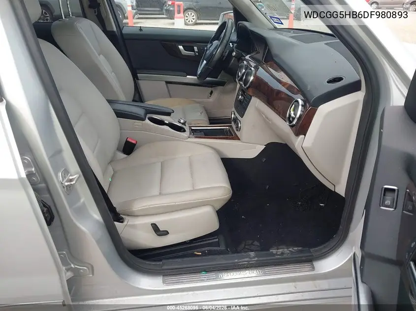 2013 Mercedes-Benz Glk 350 VIN: WDCGG5HB6DF980893 Lot: 45268095
