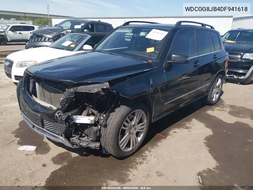 2013 Mercedes-Benz Glk 350 4Matic VIN: WDCGG8JB4DF941618 Lot: 45292349