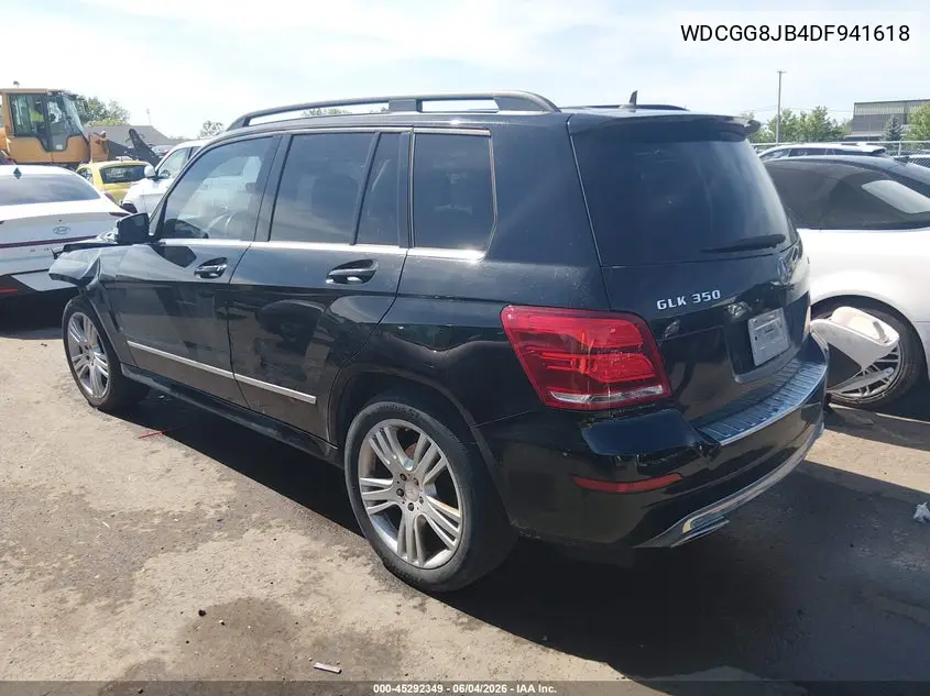 2013 Mercedes-Benz Glk 350 4Matic VIN: WDCGG8JB4DF941618 Lot: 45292349