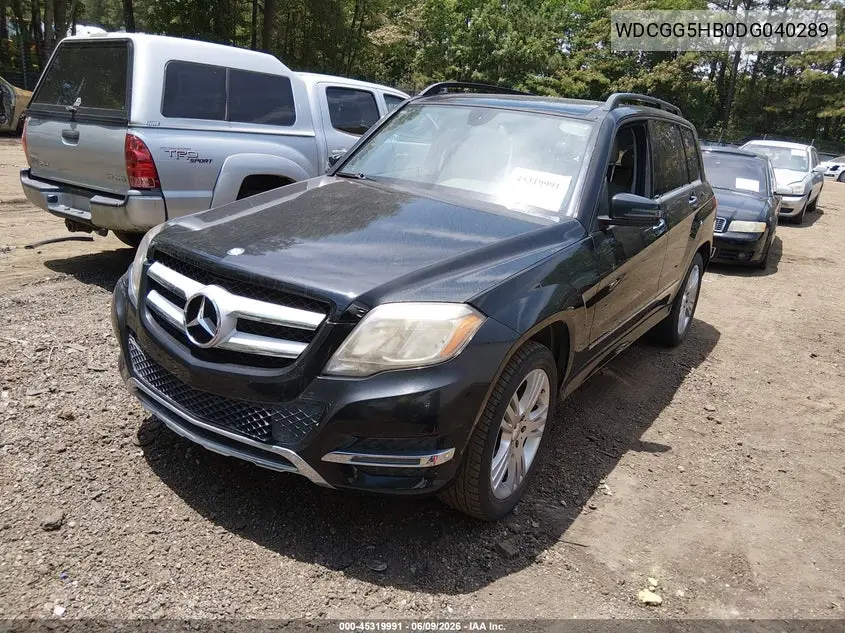 2013 Mercedes-Benz Glk 350 VIN: WDCGG5HB0DG040289 Lot: 45319991