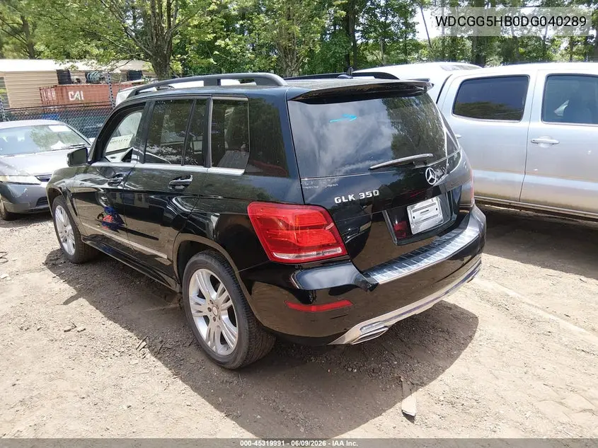 2013 Mercedes-Benz Glk 350 VIN: WDCGG5HB0DG040289 Lot: 45319991