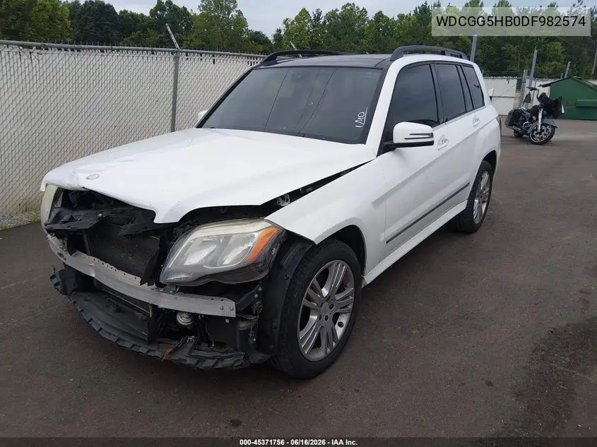 2013 Mercedes-Benz Glk 350 VIN: WDCGG5HB0DF982574 Lot: 45371756