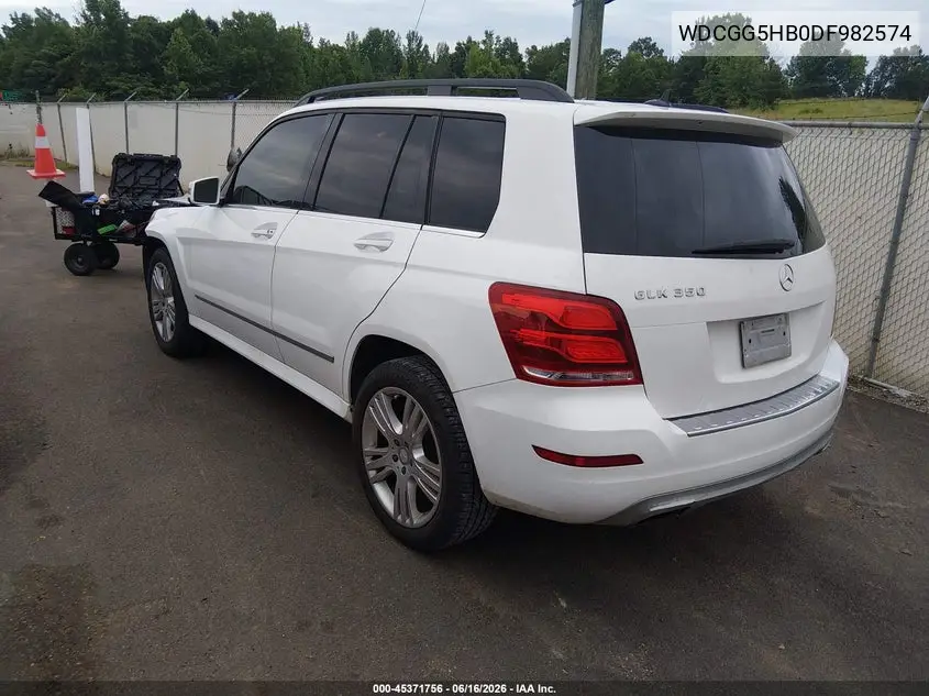 2013 Mercedes-Benz Glk 350 VIN: WDCGG5HB0DF982574 Lot: 45371756