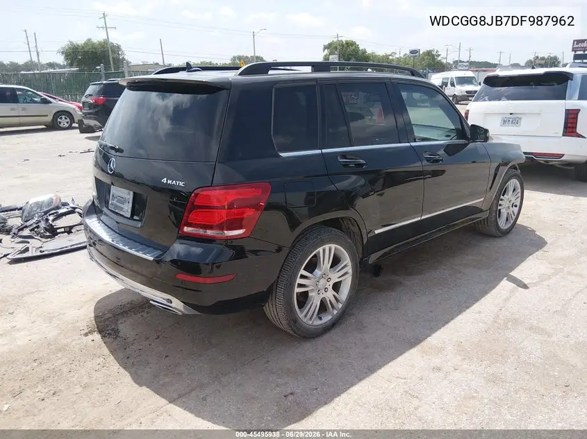 2013 Mercedes-Benz Glk 350 4Matic VIN: WDCGG8JB7DF987962 Lot: 45495938