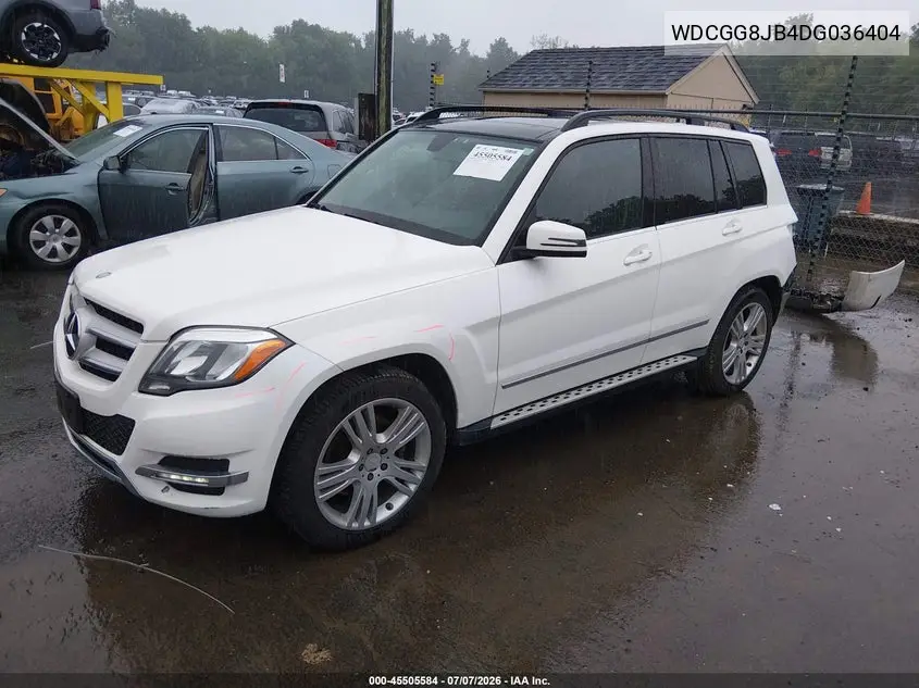 2013 Mercedes-Benz Glk 350 4Matic VIN: WDCGG8JB4DG036404 Lot: 45505584