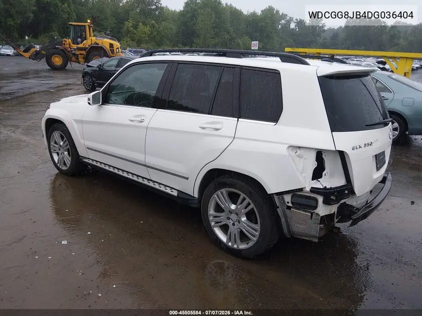 2013 Mercedes-Benz Glk 350 4Matic VIN: WDCGG8JB4DG036404 Lot: 45505584