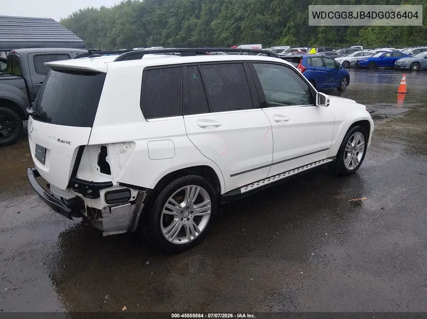 2013 Mercedes-Benz Glk 350 4Matic VIN: WDCGG8JB4DG036404 Lot: 45505584