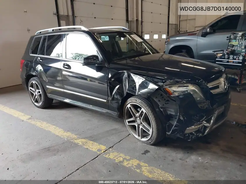 2013 Mercedes-Benz Glk 350 4Matic VIN: WDCGG8JB7DG140000 Lot: 45523713