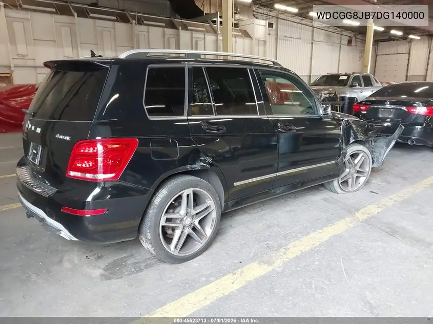 2013 Mercedes-Benz Glk 350 4Matic VIN: WDCGG8JB7DG140000 Lot: 45523713