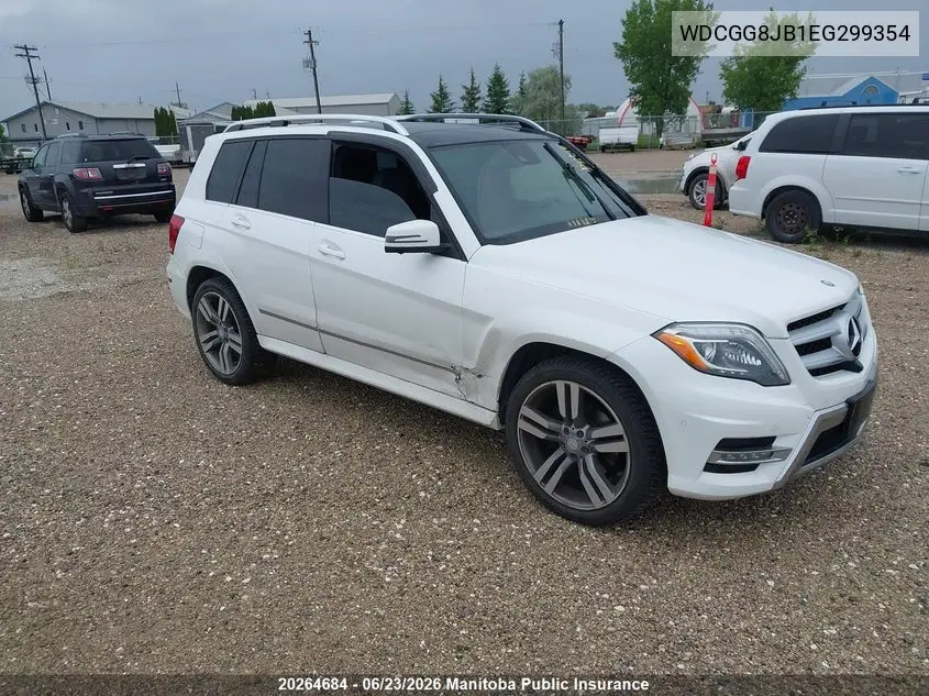 2014 Mercedes Benz Glk350 VIN: WDCGG8JB1EG299354 Lot: 20264684