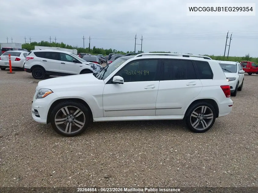 2014 Mercedes Benz Glk350 VIN: WDCGG8JB1EG299354 Lot: 20264684