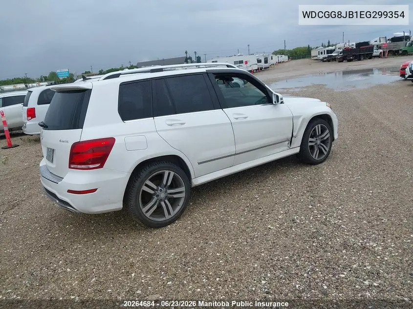 2014 Mercedes Benz Glk350 VIN: WDCGG8JB1EG299354 Lot: 20264684