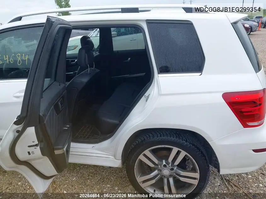 2014 Mercedes Benz Glk350 VIN: WDCGG8JB1EG299354 Lot: 20264684