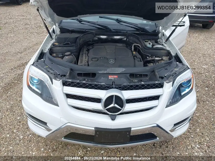2014 Mercedes Benz Glk350 VIN: WDCGG8JB1EG299354 Lot: 20264684