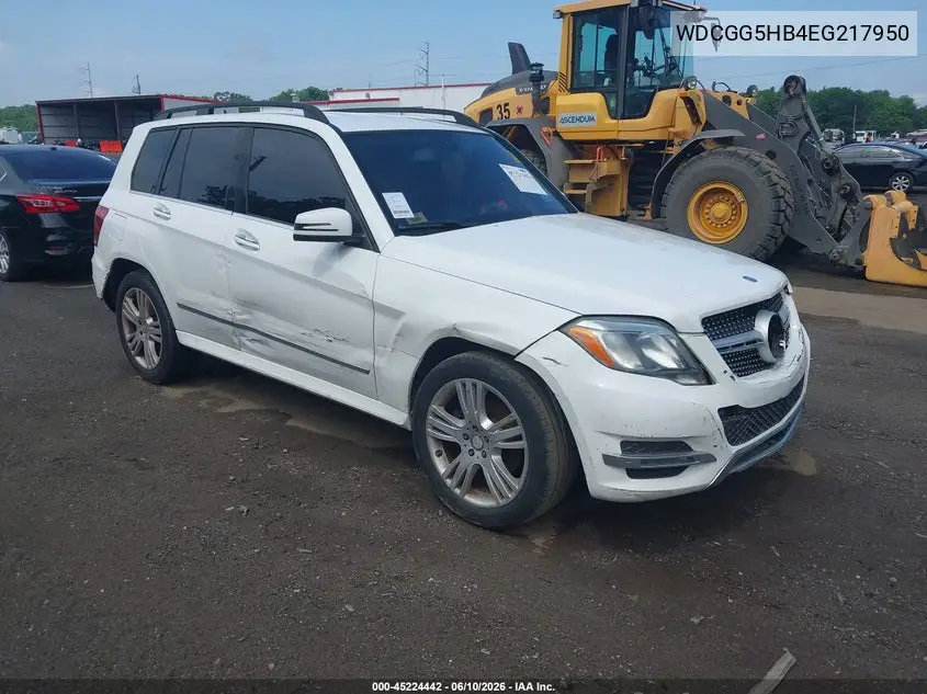 2014 Mercedes-Benz Glk 350 VIN: WDCGG5HB4EG217950 Lot: 45224442