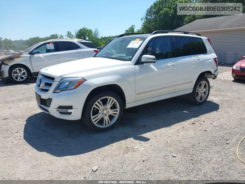 2014 Mercedes-Benz Glk 350 4Matic VIN: WDCGG8JB0EG305242 Lot: 45237650