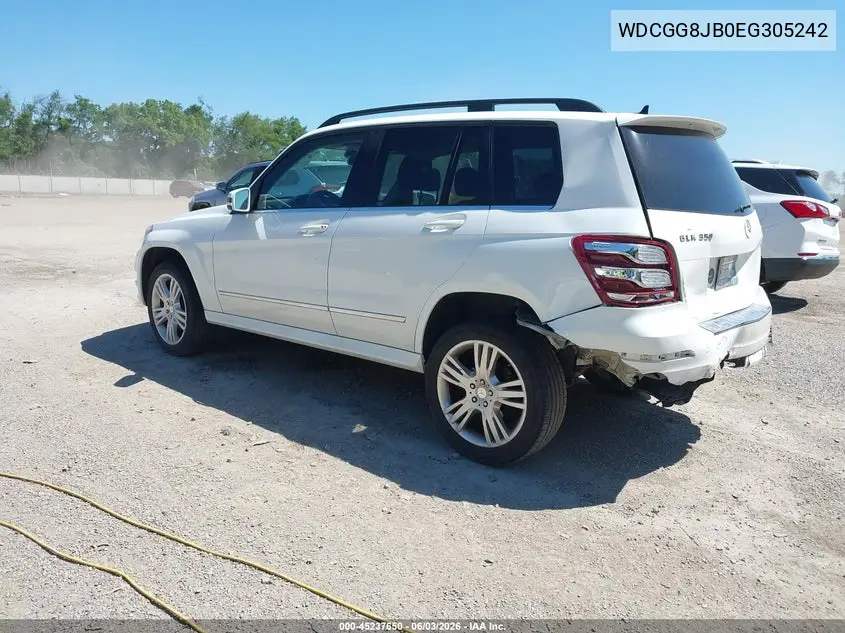 2014 Mercedes-Benz Glk 350 4Matic VIN: WDCGG8JB0EG305242 Lot: 45237650