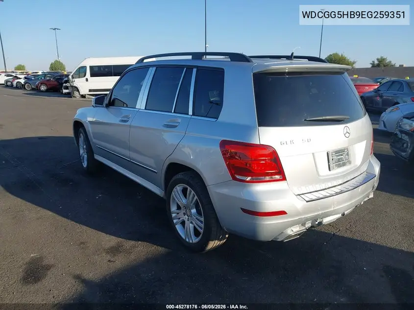 2014 Mercedes-Benz Glk 350 VIN: WDCGG5HB9EG259351 Lot: 45278176